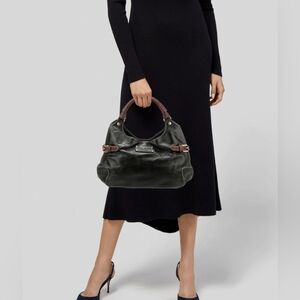Kate Spade Black and Brown Hobo Bag